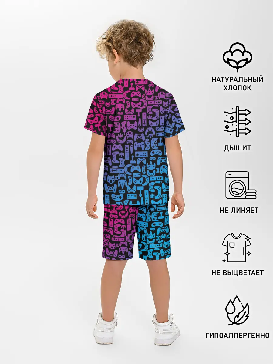 Детская пижама с шортами / Neon Player
