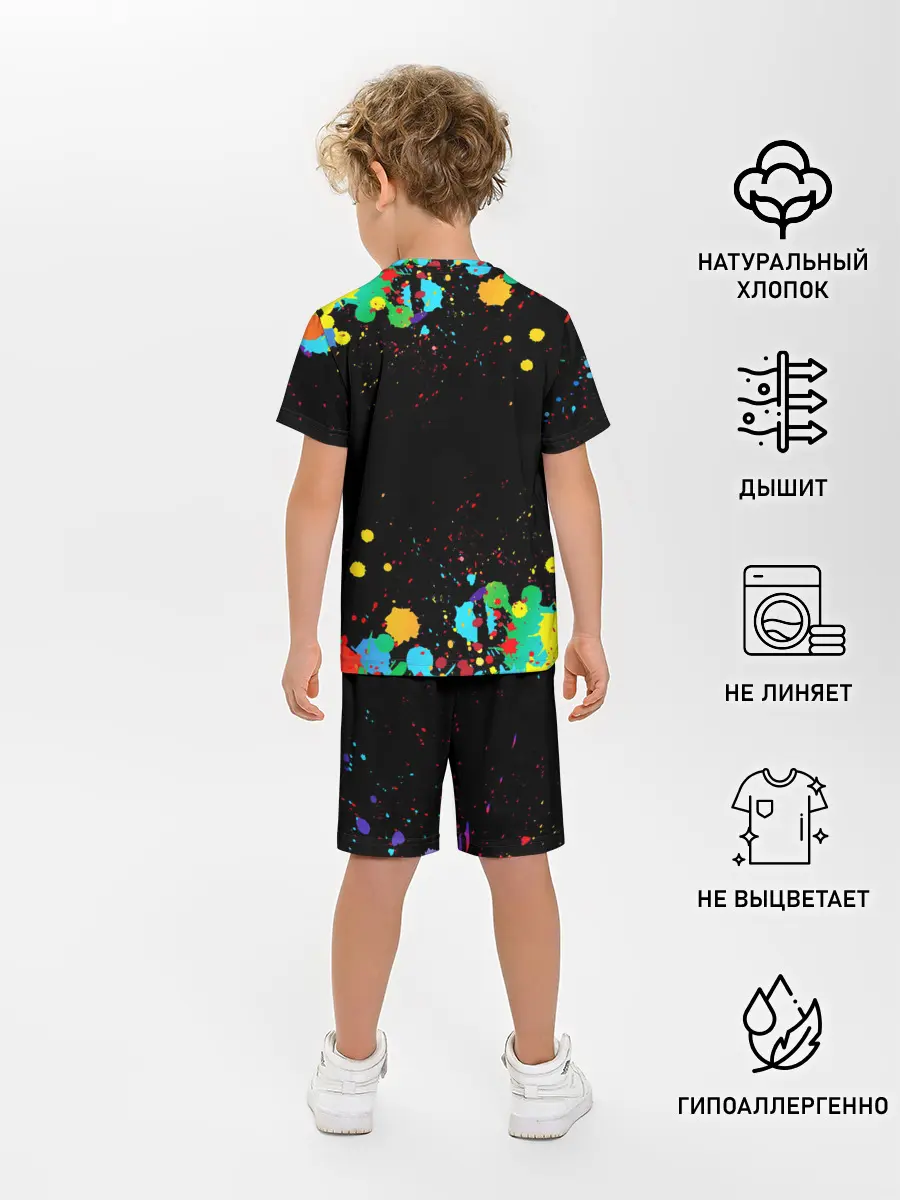 Детская пижама с шортами / Pop Tubes, поп трубка pop it