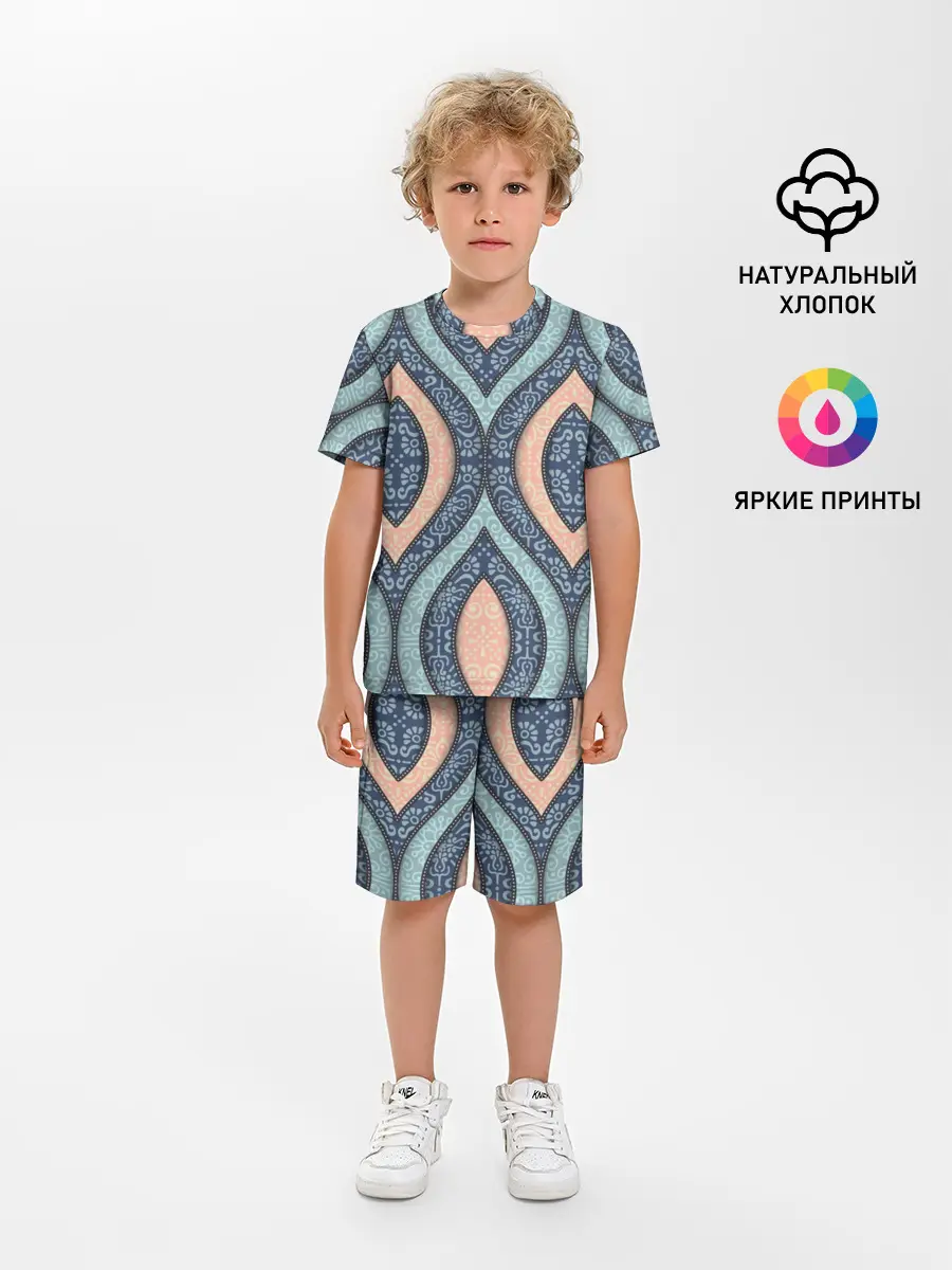 Детская пижама с шортами / Восточный орнамент