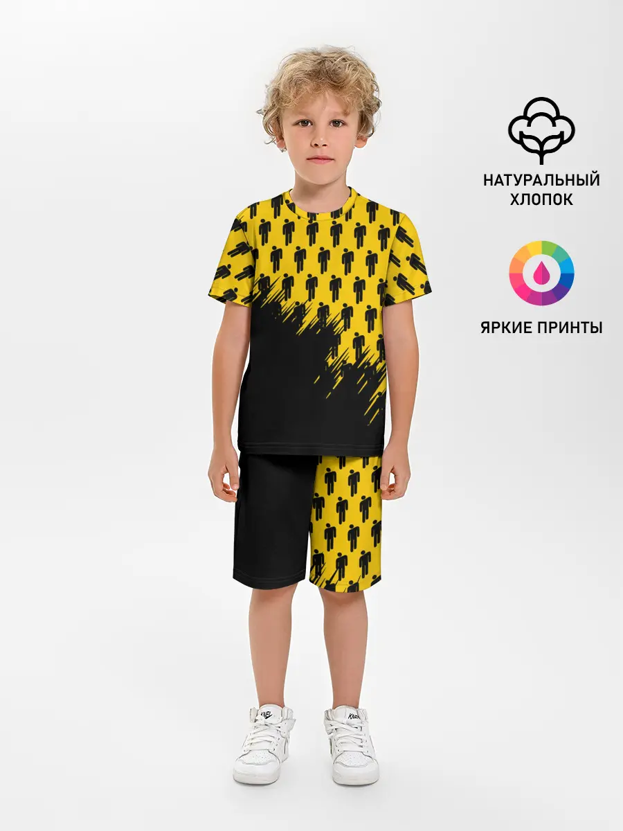 Детская пижама с шортами / Billie Eilish.