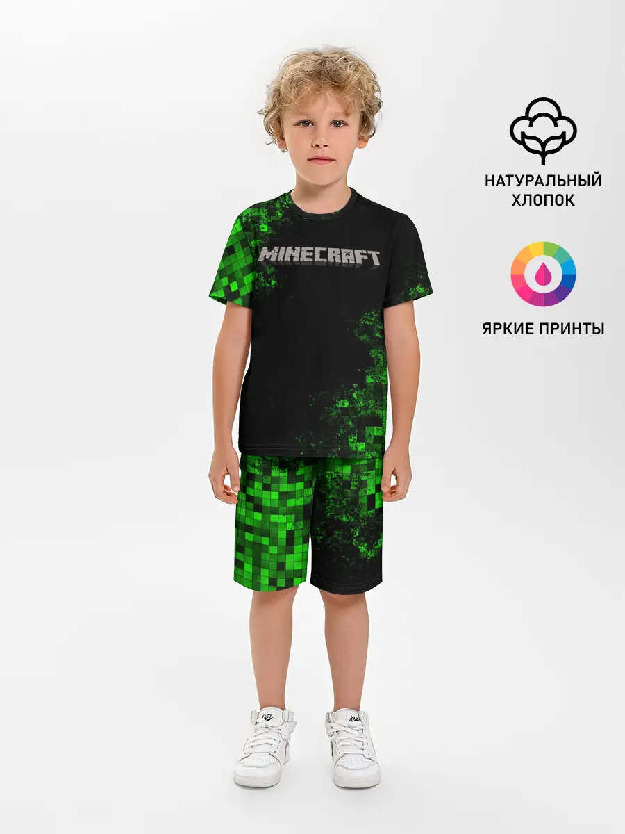 Детская пижама с шортами / MINECRAFT