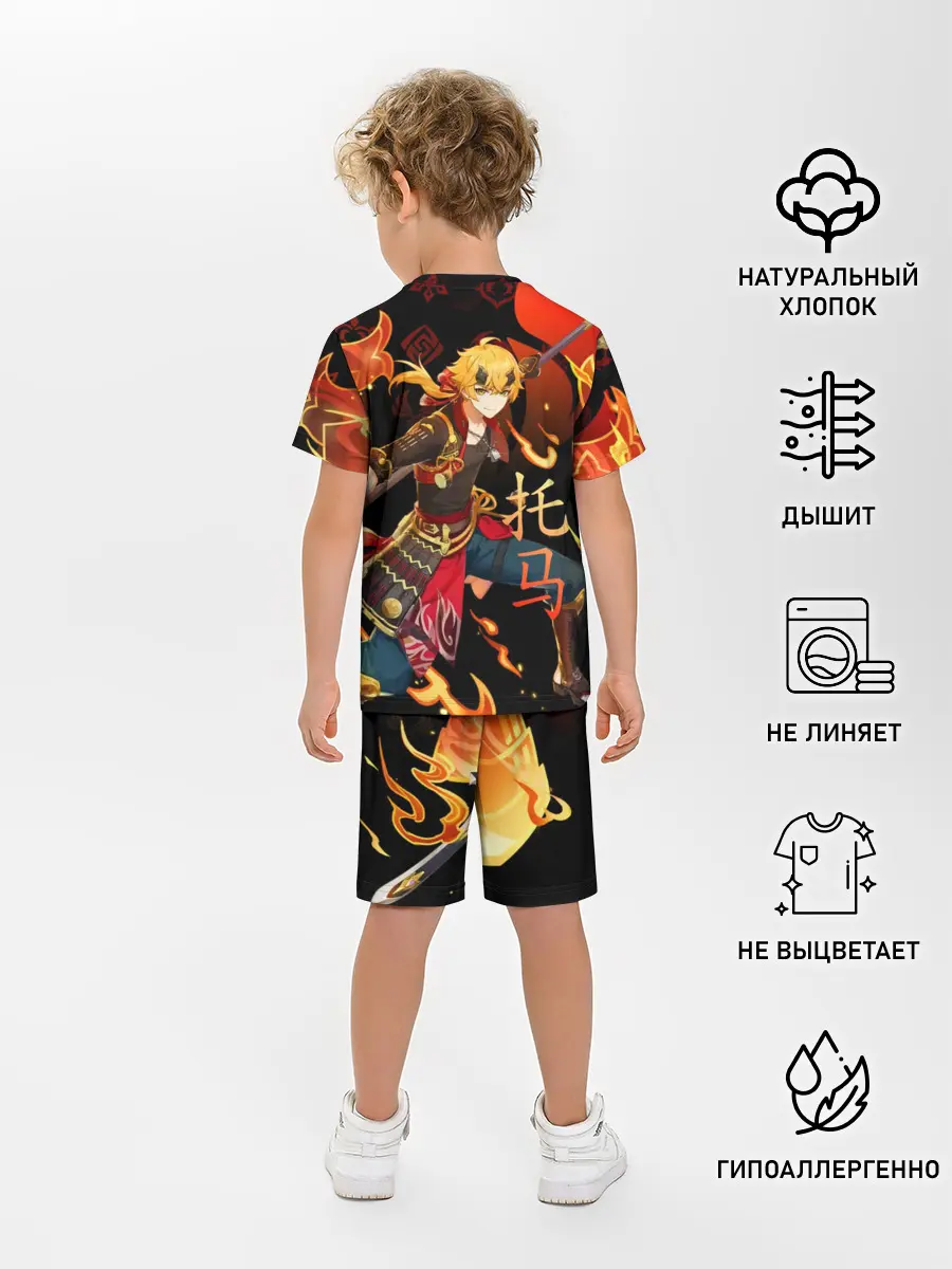 Детская пижама с шортами / Геншин импакт: Тома