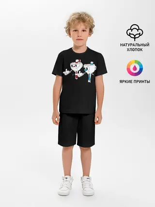 Детская пижама с шортами / CUPHEAD | PULP FICTION