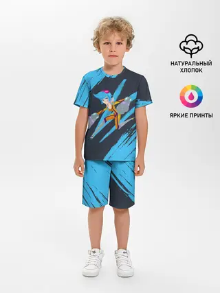 Детская пижама с шортами / Art | LOL