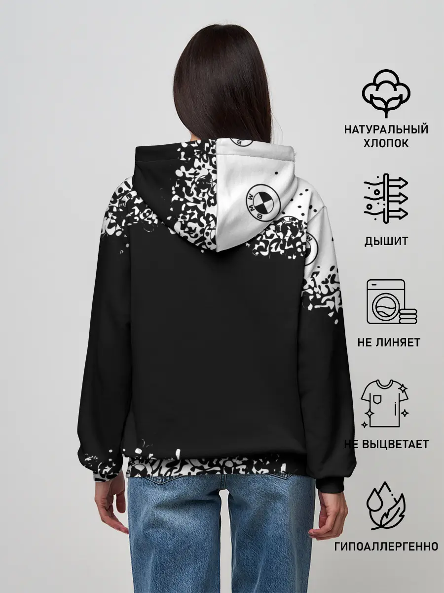 Женское худи / BMW / БМВ