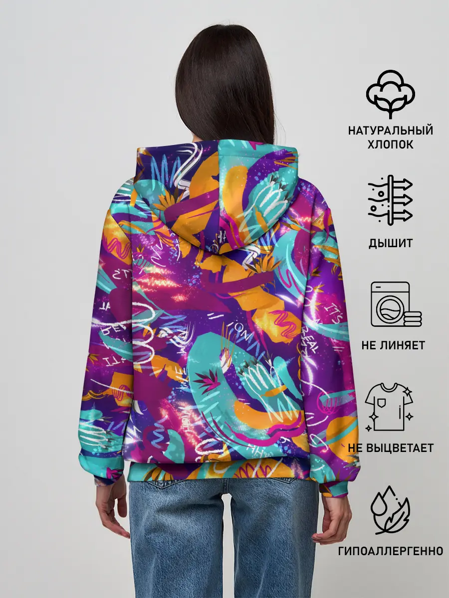 Женское худи / Яркие краски