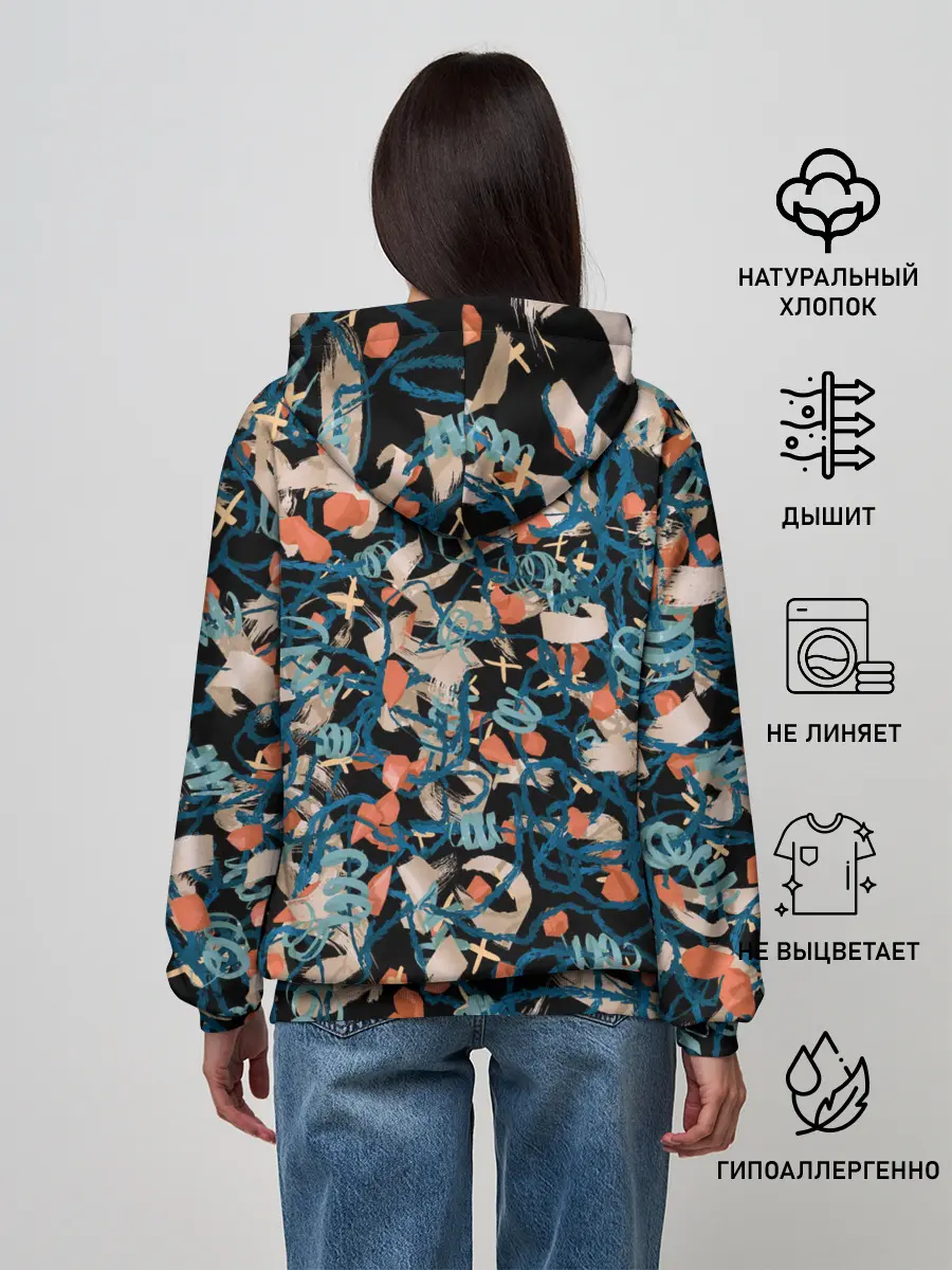 Женское худи / Линии в пространстве