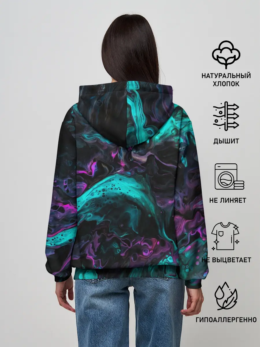 Женское худи / ТЕКСТУРЫ