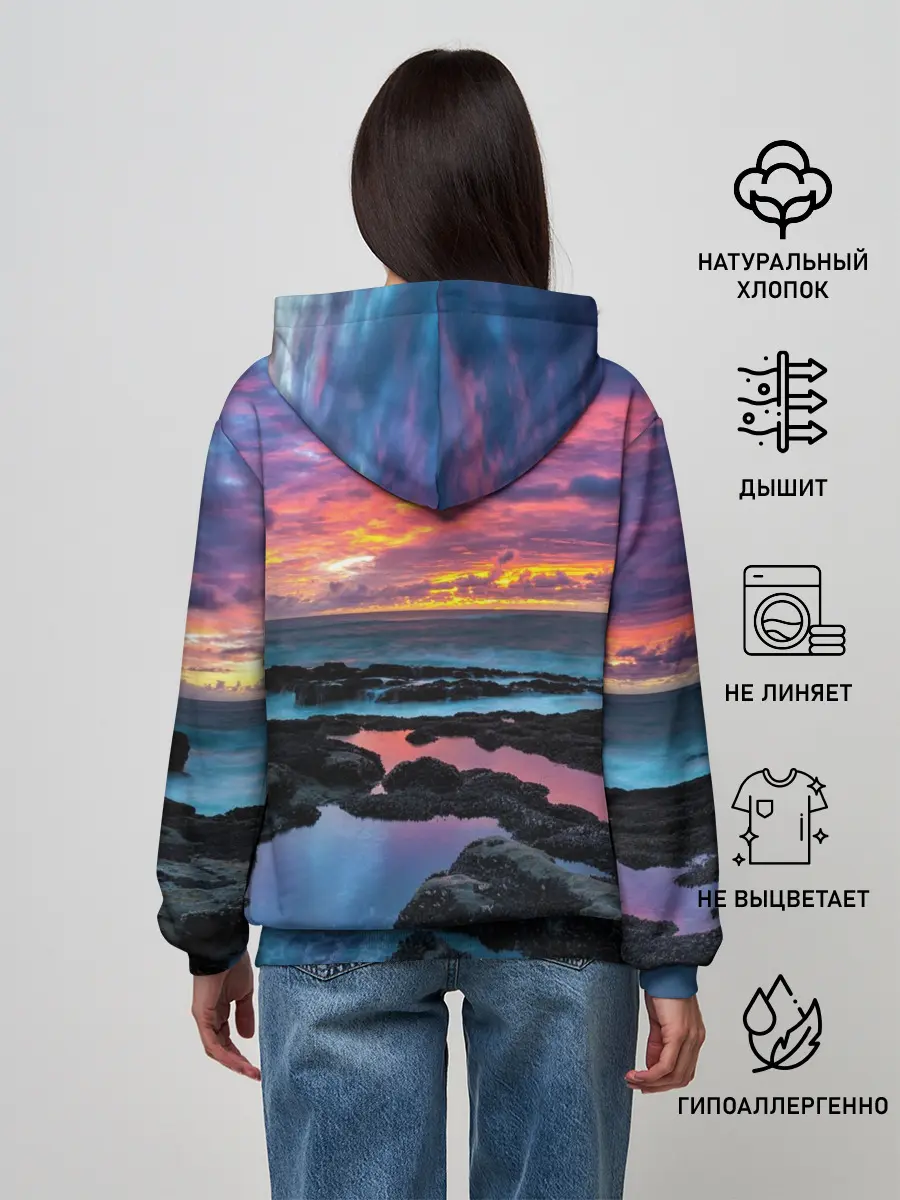 Женское худи / Закат