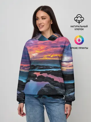 Женское худи / Закат