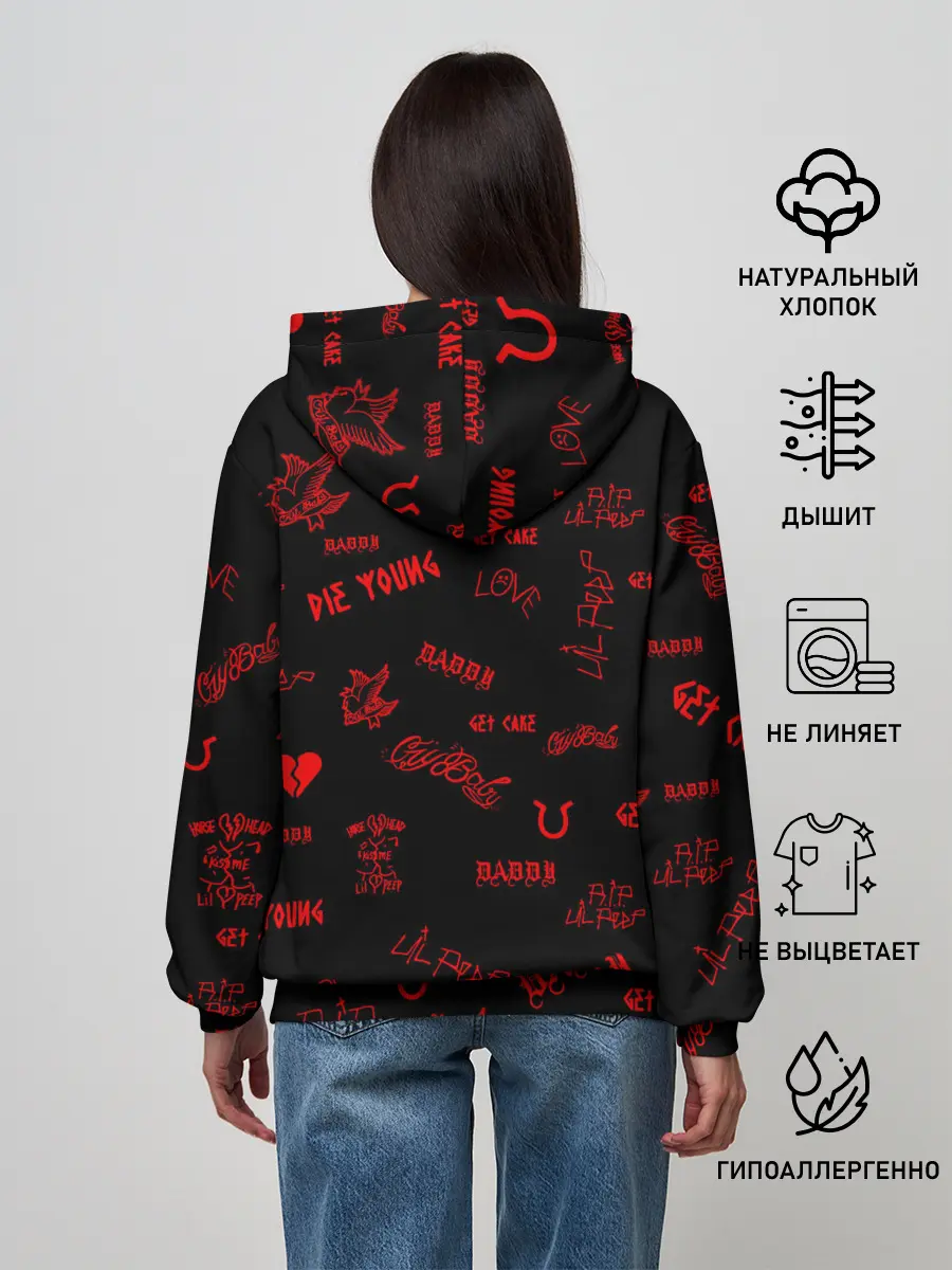 Женское худи / Lil Peep