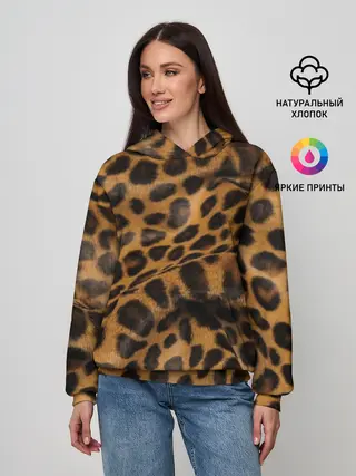 Женское худи / Леопард