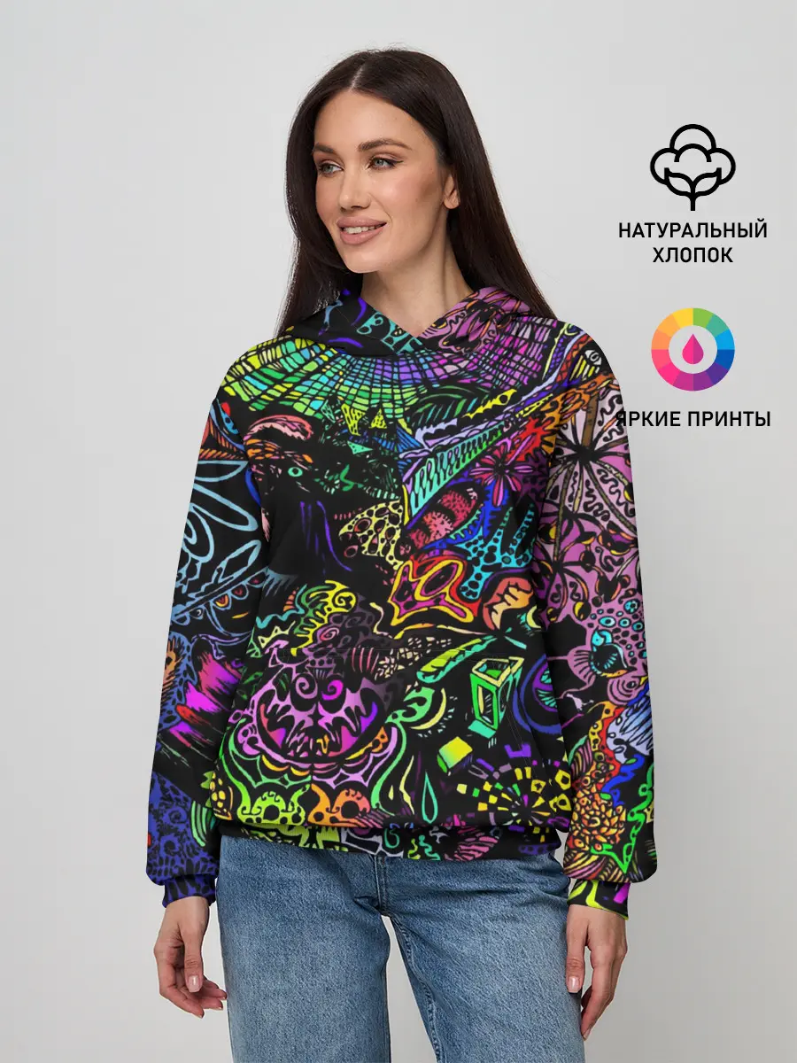 Женское худи / PSYHODELIC