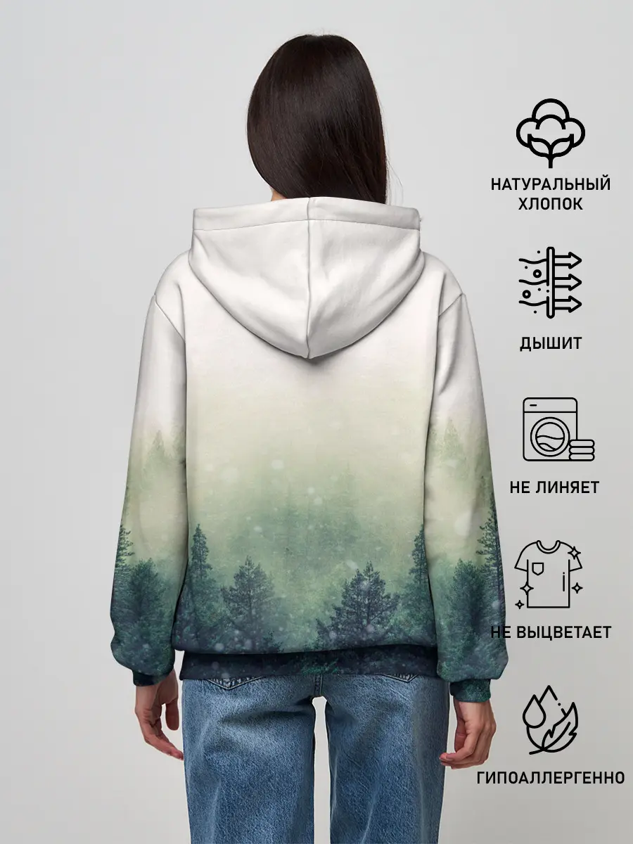 Женское худи / Волк