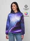 Женское худи / Неоновый Космос