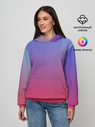 Женское худи / ЯРКИЙ ГРДИЕНТ