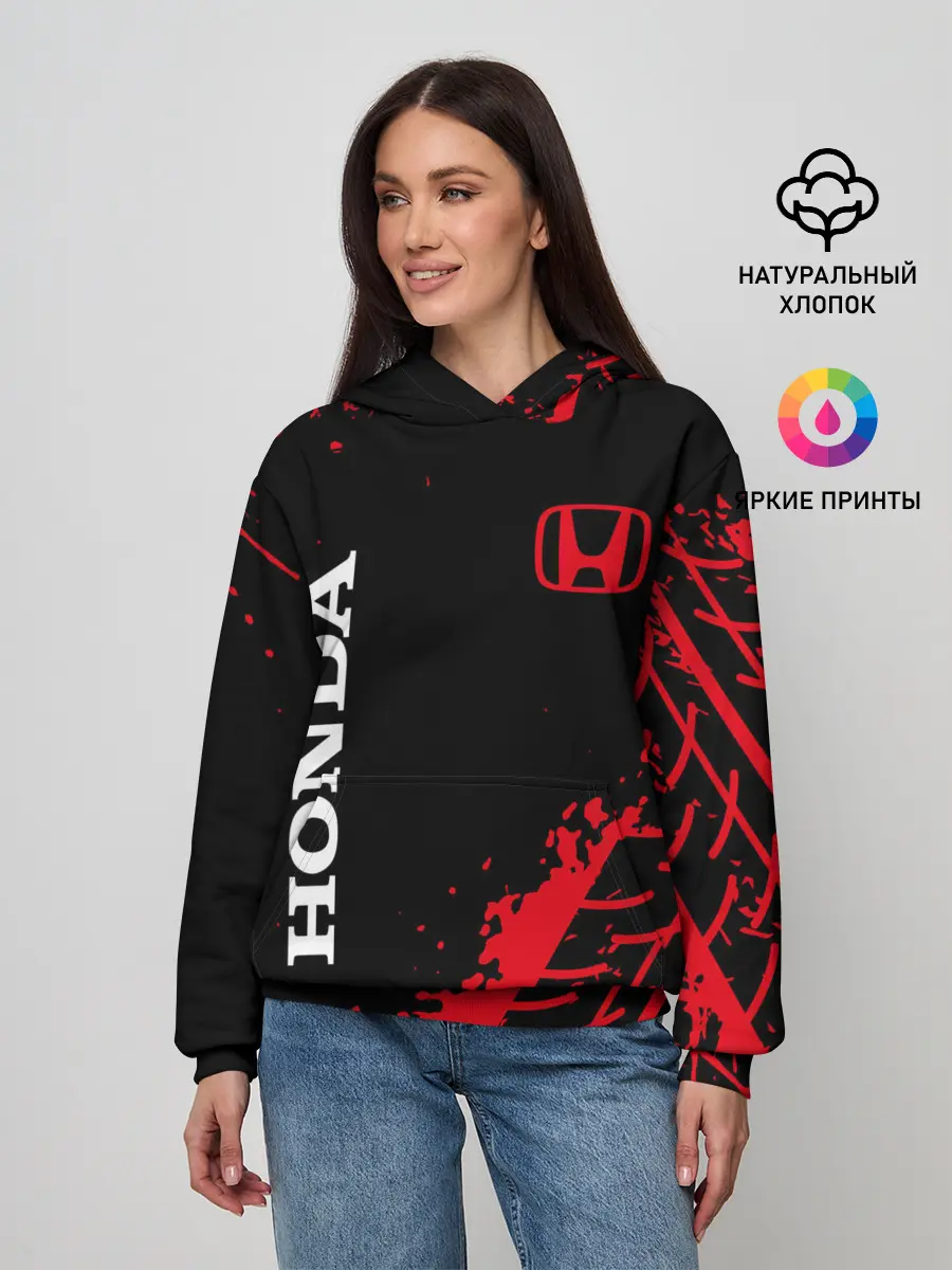 Женское худи / HONDA / ХОНДА