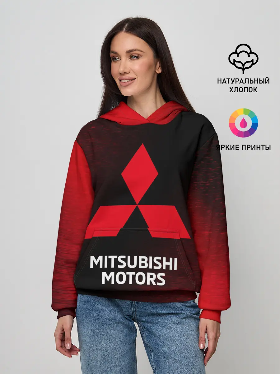 Женское худи / MITSUBISHI / МИТСУБИСИ