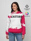 Женское худи / Beastars белые линии