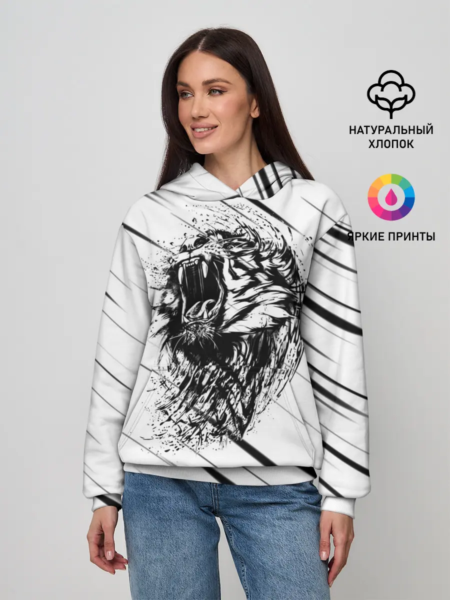 Женское худи / Тигр | Tiger