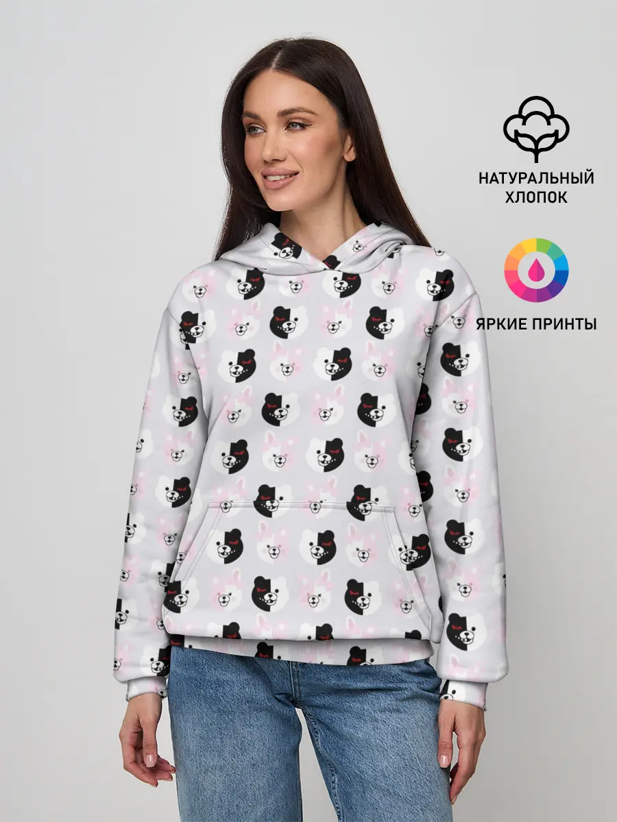 Женское худи / Паттерн из монокум