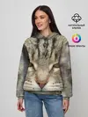 Женское худи / Кот