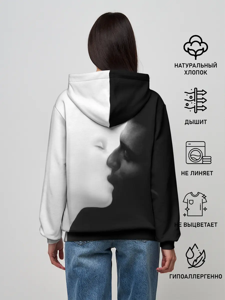 Женское худи / Поцелуй