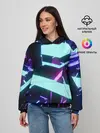Женское худи / Blue Neons