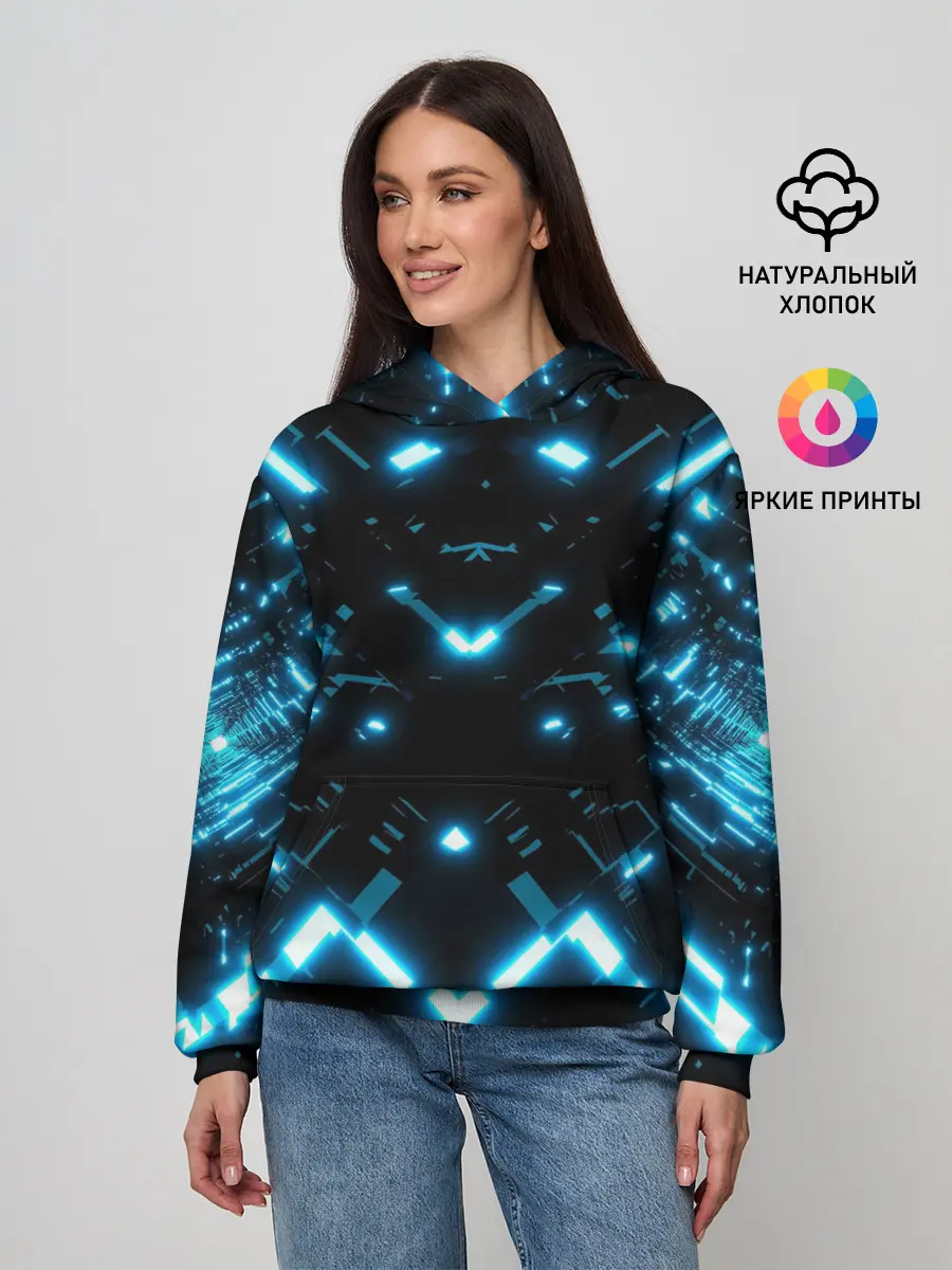 Женское худи / Neon Lights