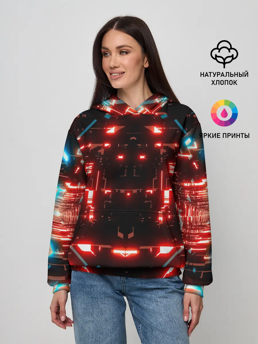Женское худи / Neon Lights