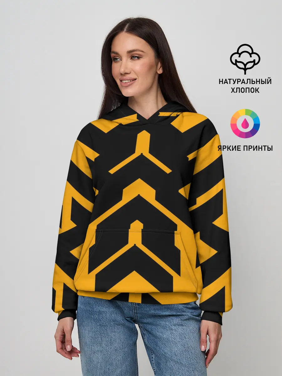 Женское худи / геометрия концепт