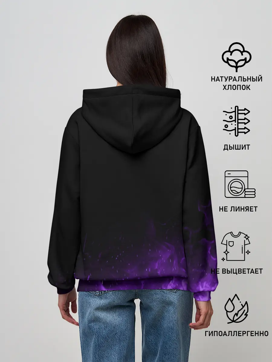 Женское худи / Black Sabbath NEON