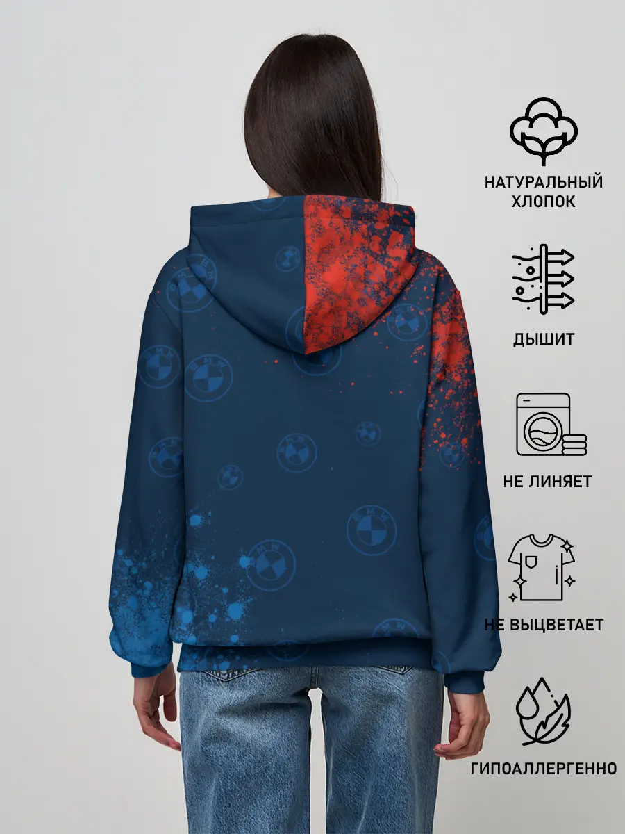 Женское худи / BMW / БМВ