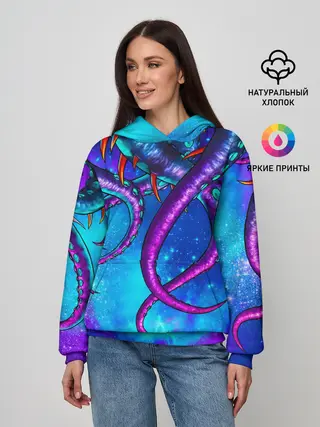Женское худи / Щупальца
