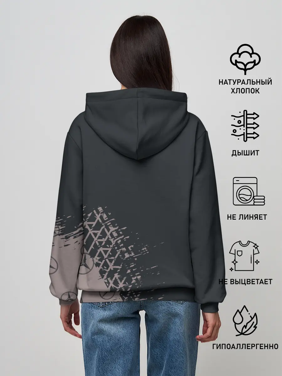 Женское худи / MERCEDES / МЕРСЕДЕС