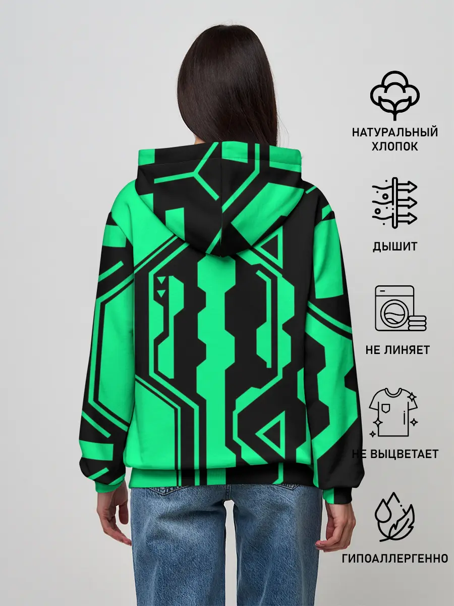 Женское худи / КИБЕРПАНК