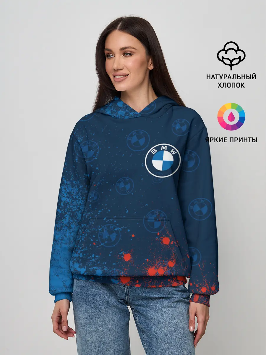 Женское худи / BMW / БМВ