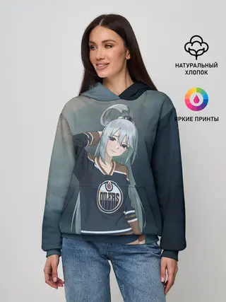 Женское худи / АКВА в свитшоте