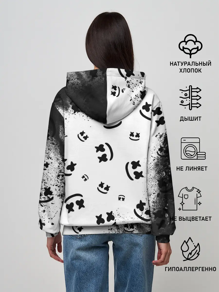 Женское худи / MARSHMELLO / МАРШМЕЛЛОУ