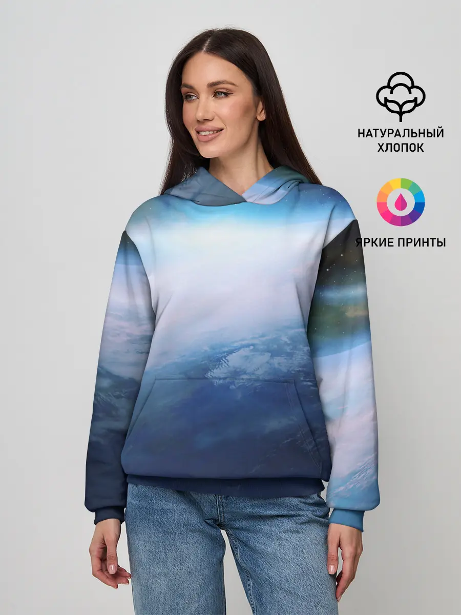 Женское худи / Планета Земля