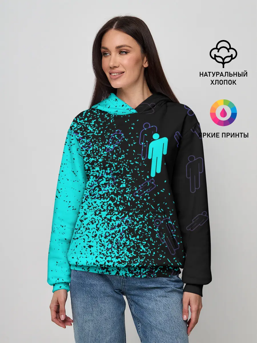 Женское худи / BILLIE EILISH / БИЛЛИ АЙЛИШ