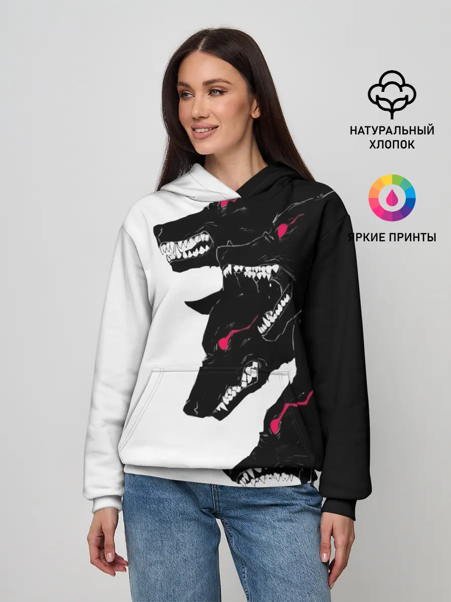 Женское худи / Волки