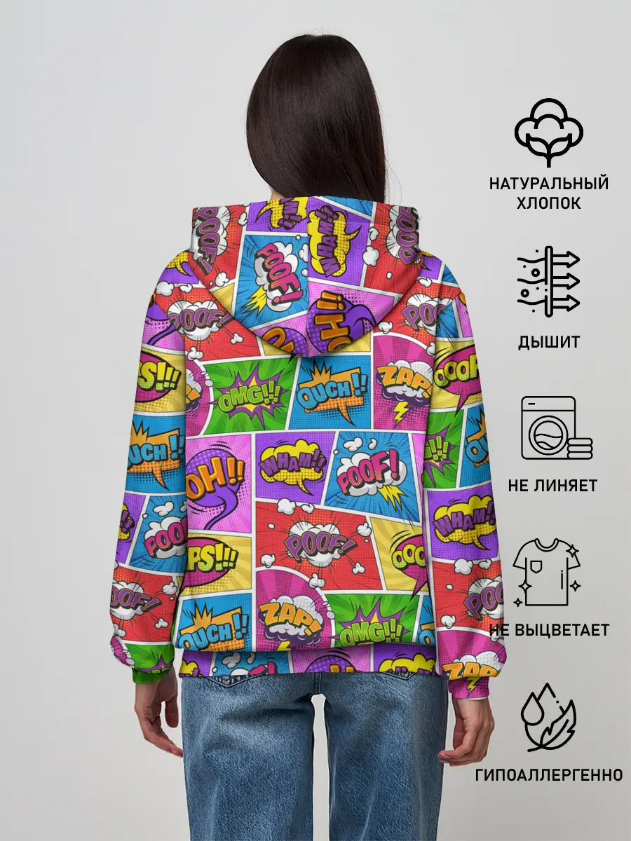 Женское худи / Pop art