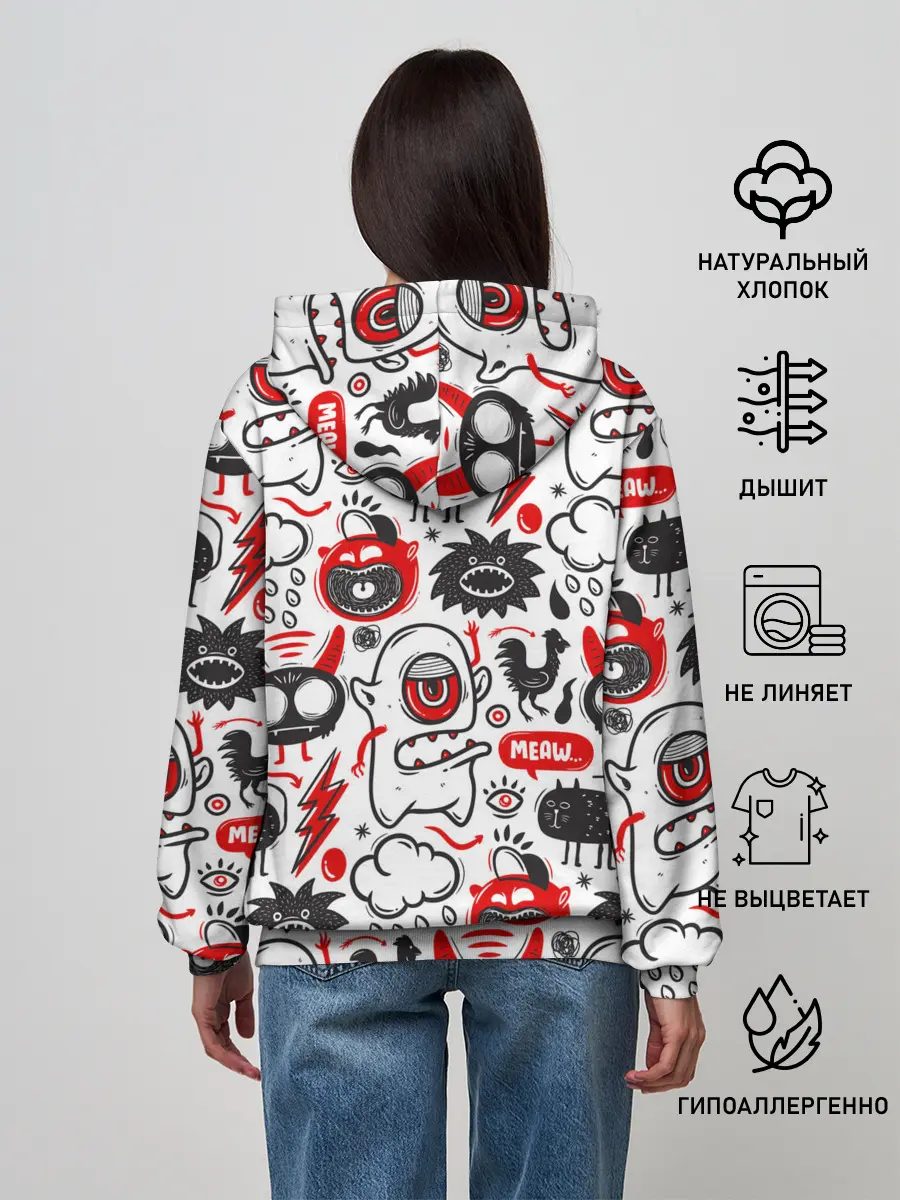 Женское худи / Pop art