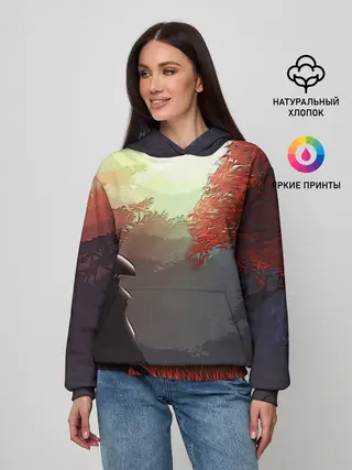 Женское худи / Самурай