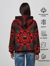 Женское худи / Красный цветок