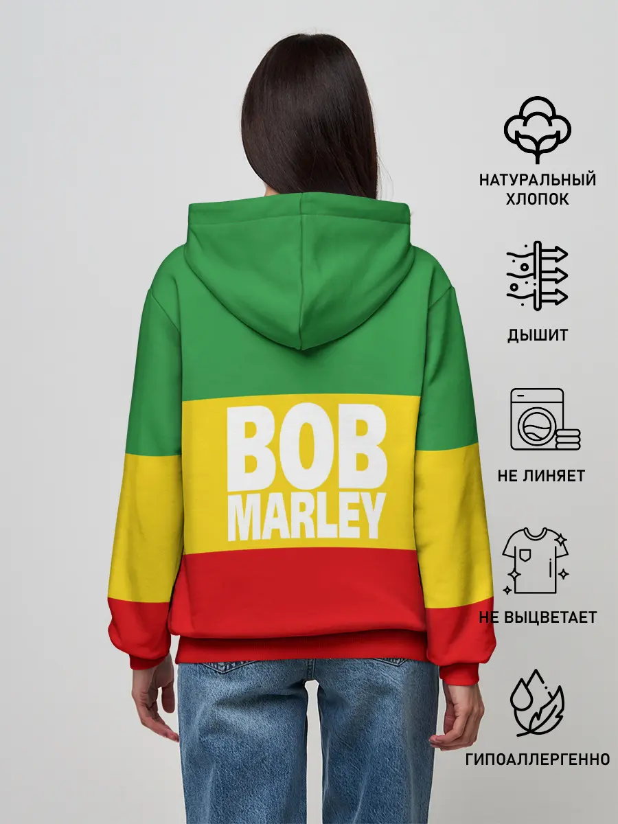 Женское худи / Bob Marley