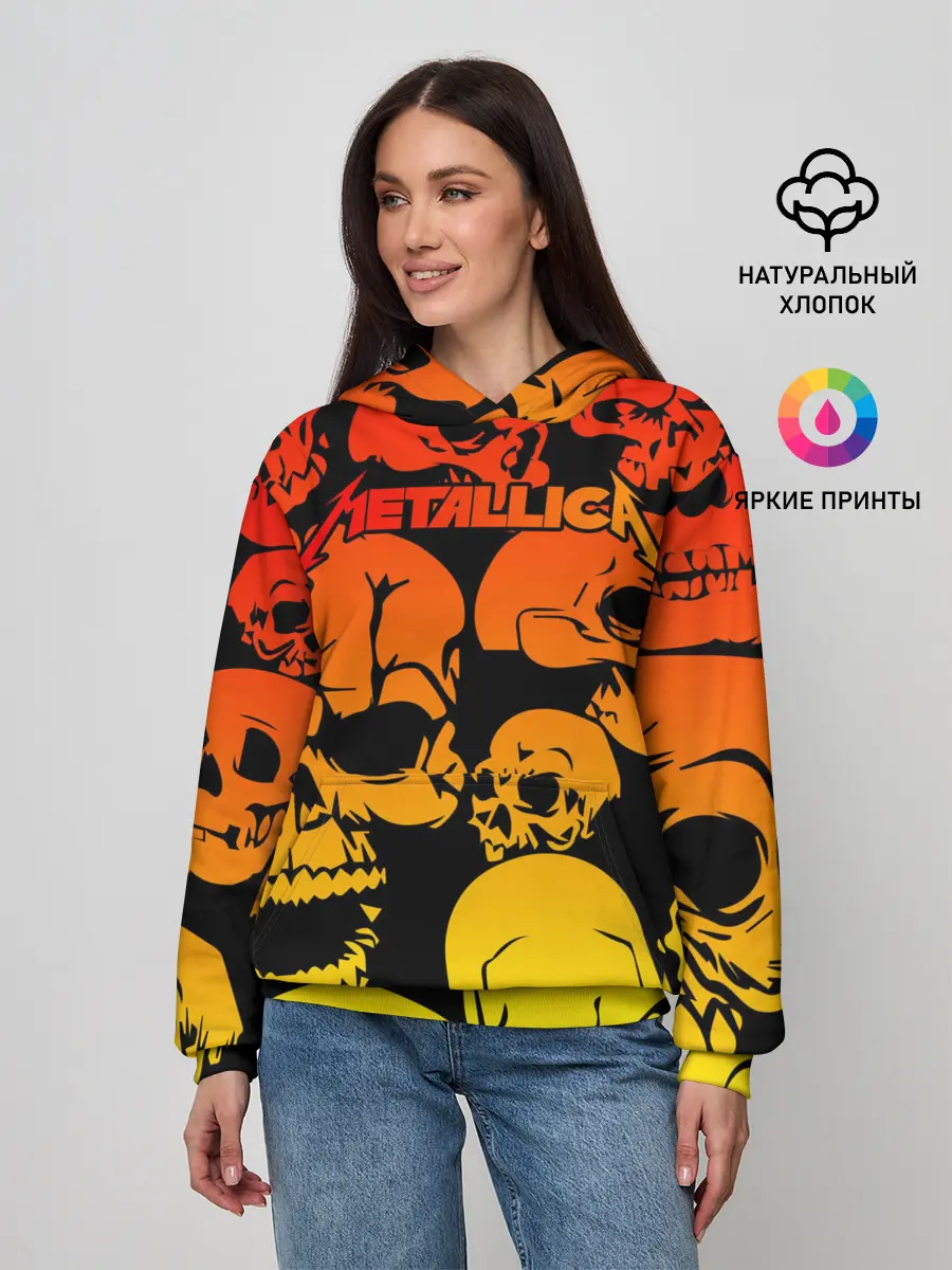 Женское худи / Metallica