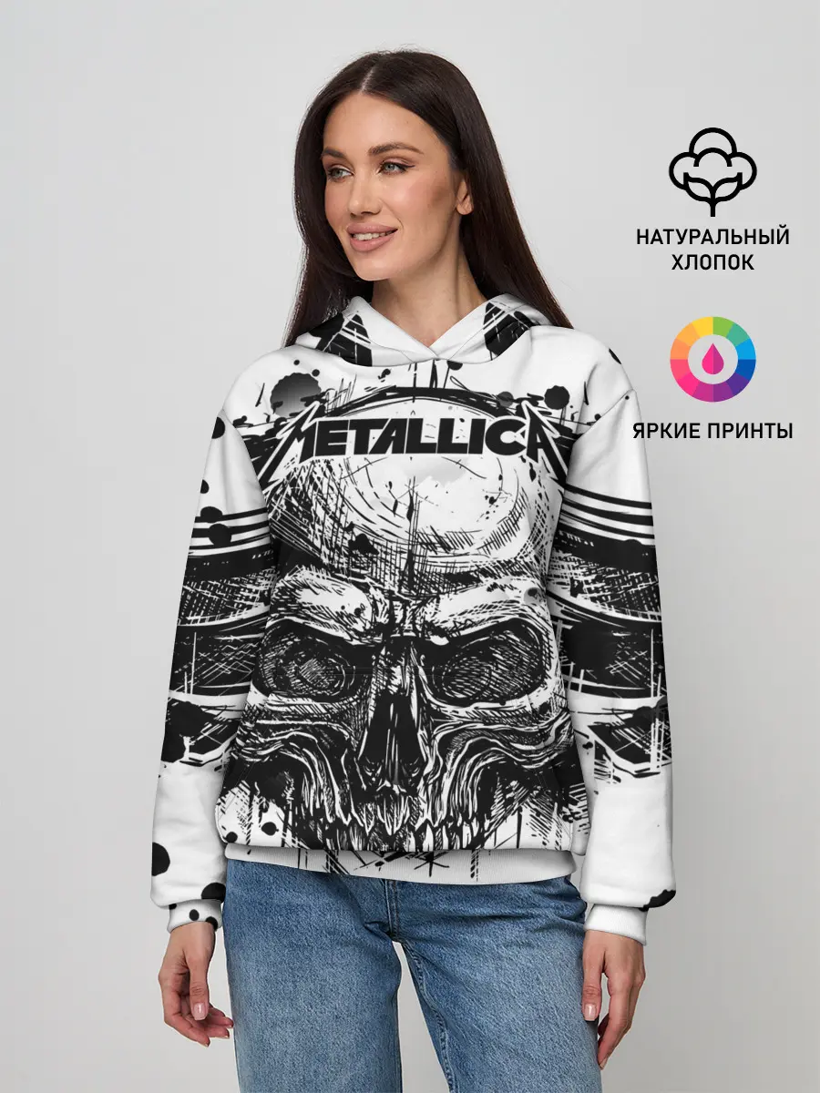 Женское худи / Metallica