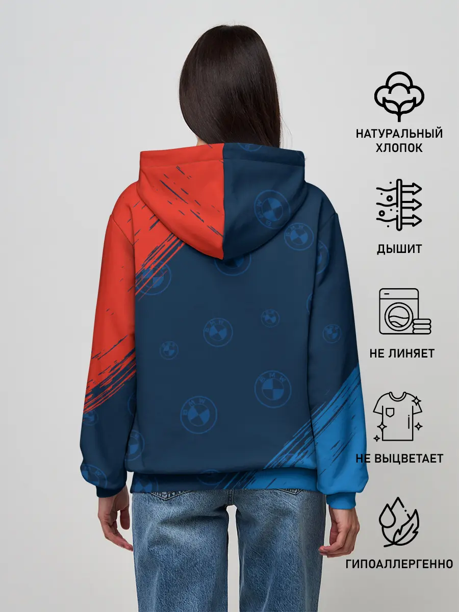 Женское худи / BMW / БМВ